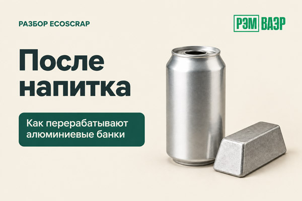 Что происходит с алюминиевой банкой после сбора