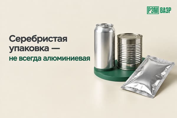 Серебристая упаковка - не всегда алюминиевая