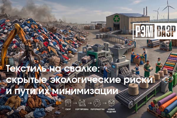 Текстиль на свалке скрытые экологические риски и пути их минимизации